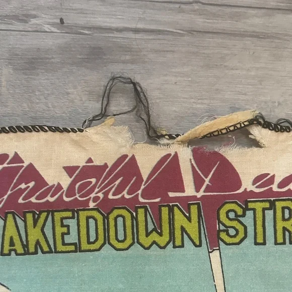 Grateful Dead Shakedown Street back patch circa 1970 - Picture 6 of 10